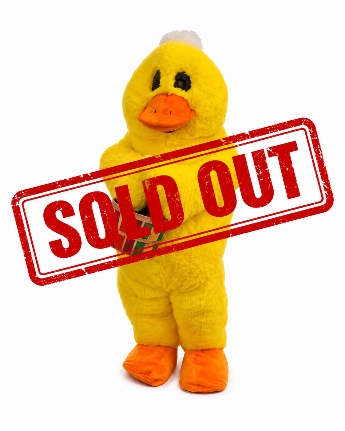 SOLD OUT - PREMIUM MR DUCK COSTUME